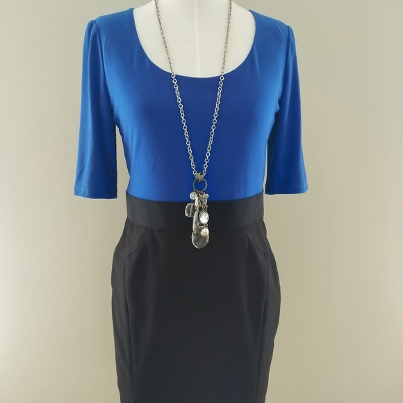 Jones New York Dresses & Skirts - Blue and black dress